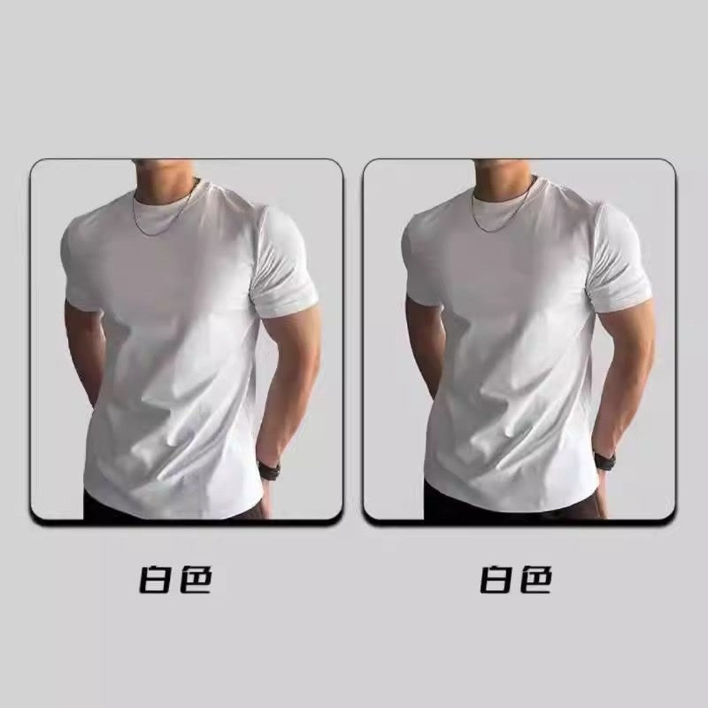 GTAL大码アメリカンスポーツジム用半袖Tシャツ 男性トレーニング着 夏季