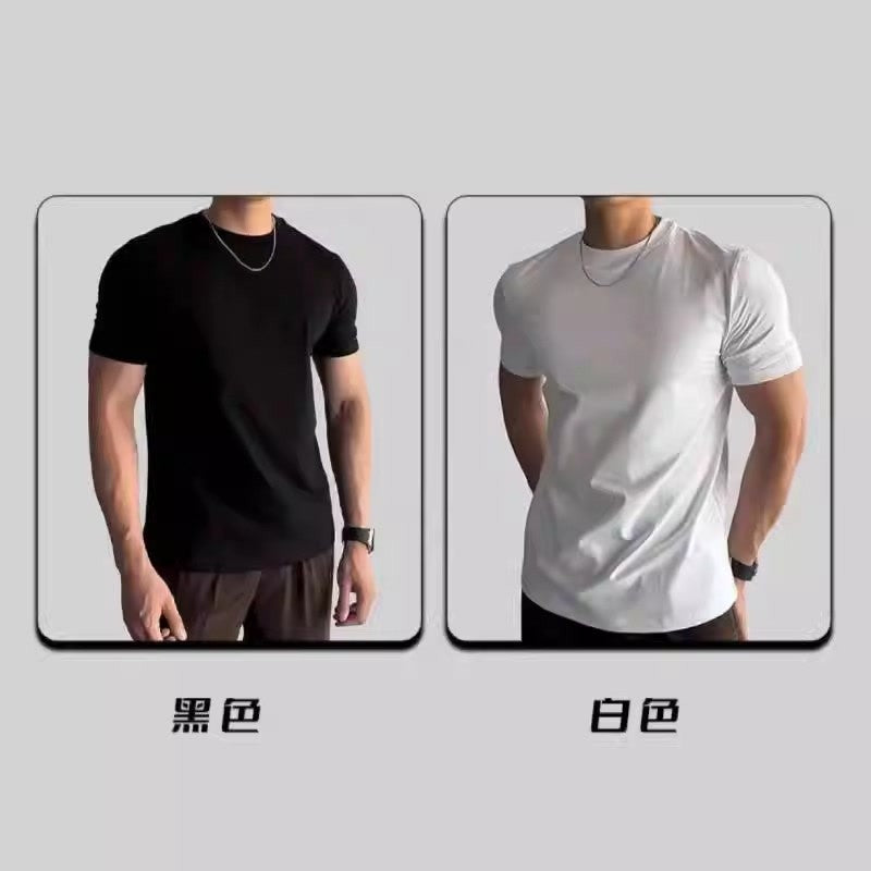 GTAL大码アメリカンスポーツジム用半袖Tシャツ 男性トレーニング着 夏季