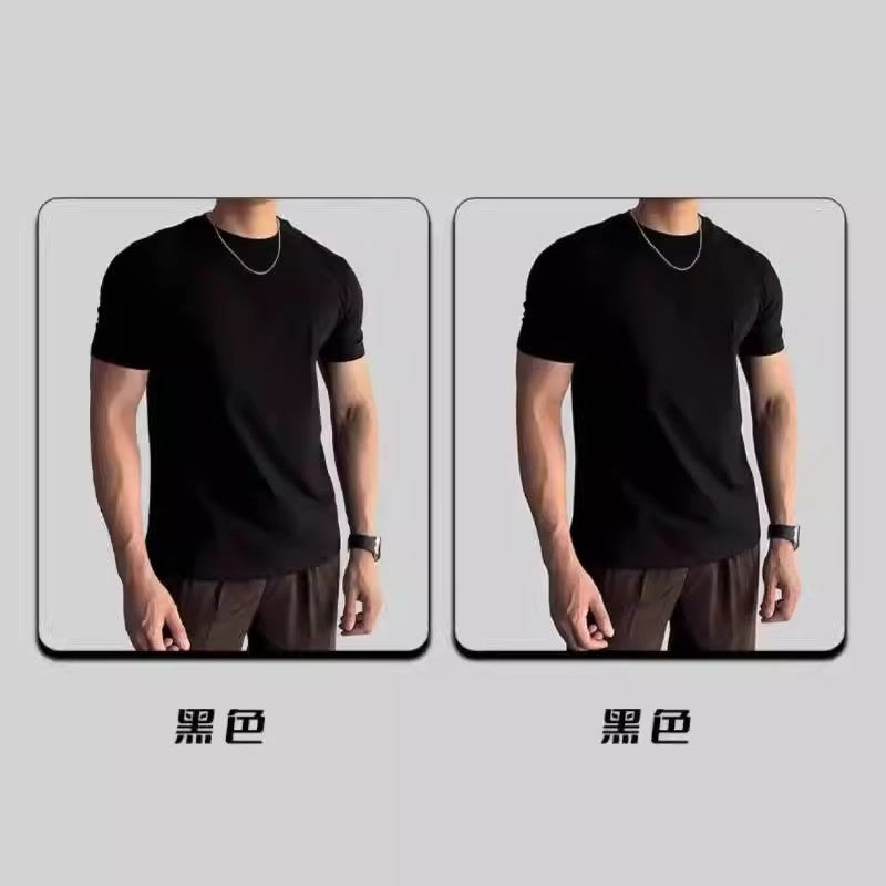 GTAL大码アメリカンスポーツジム用半袖Tシャツ 男性トレーニング着 夏季