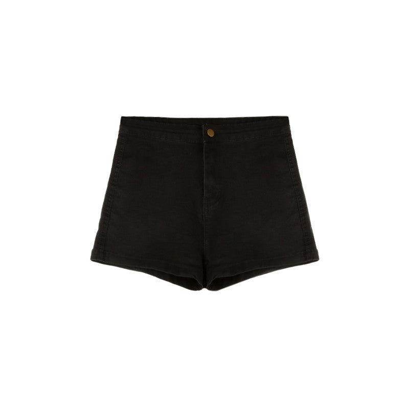 黒レギンス 夏港風 痩身インサイドショートパンツ