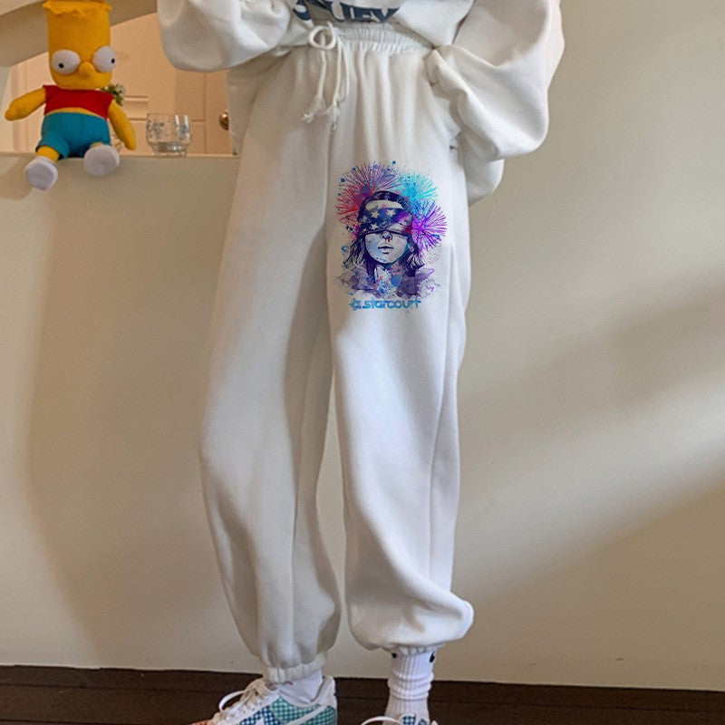 「ストレンジャー・シングス」プリント フリースパーカー hoodie