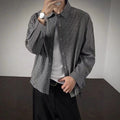 2026春秋 男子半袖タイプ 長袖シャツ 裾コード cleanfit アメリカン