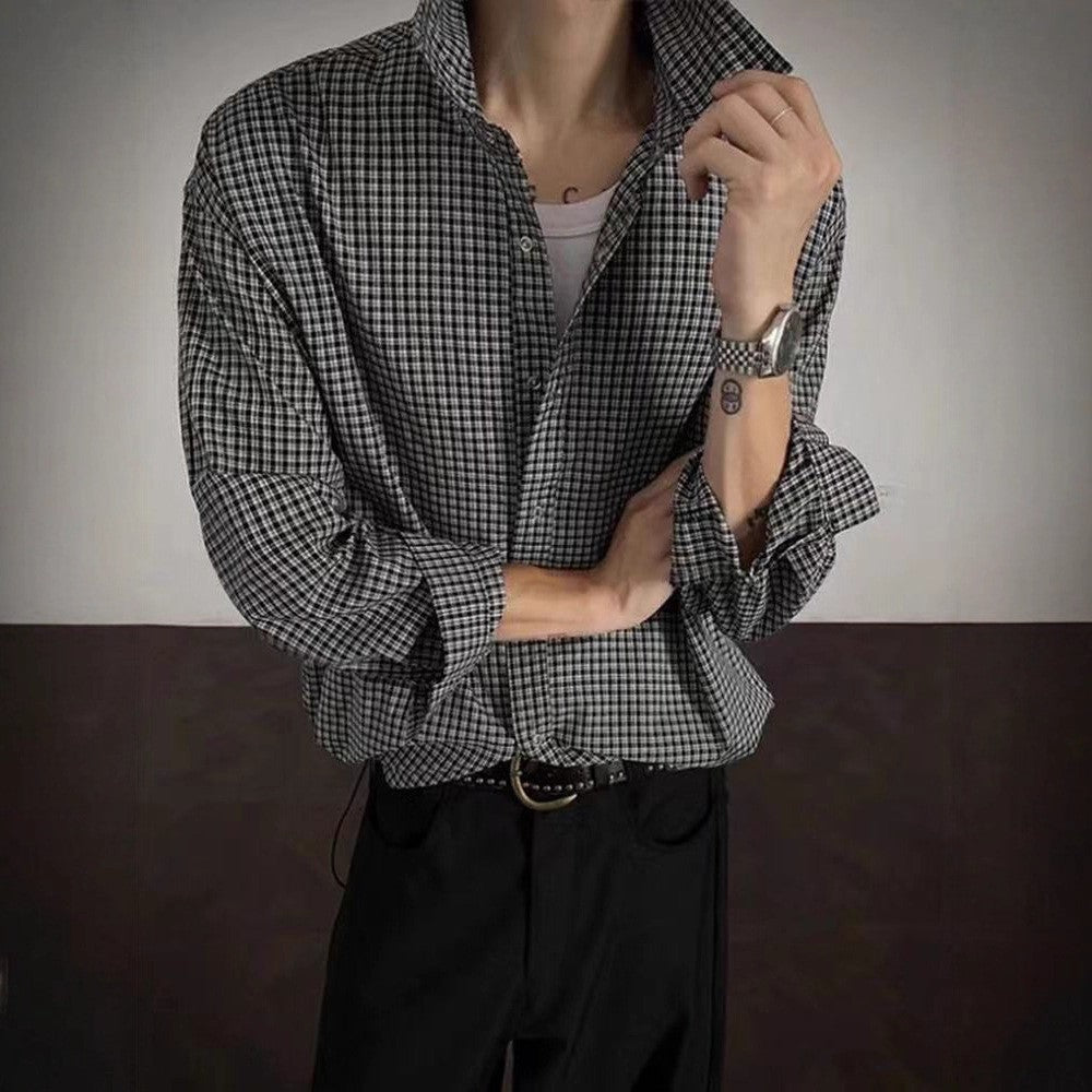 2026春秋 男子半袖タイプ 長袖シャツ 裾コード cleanfit アメリカン