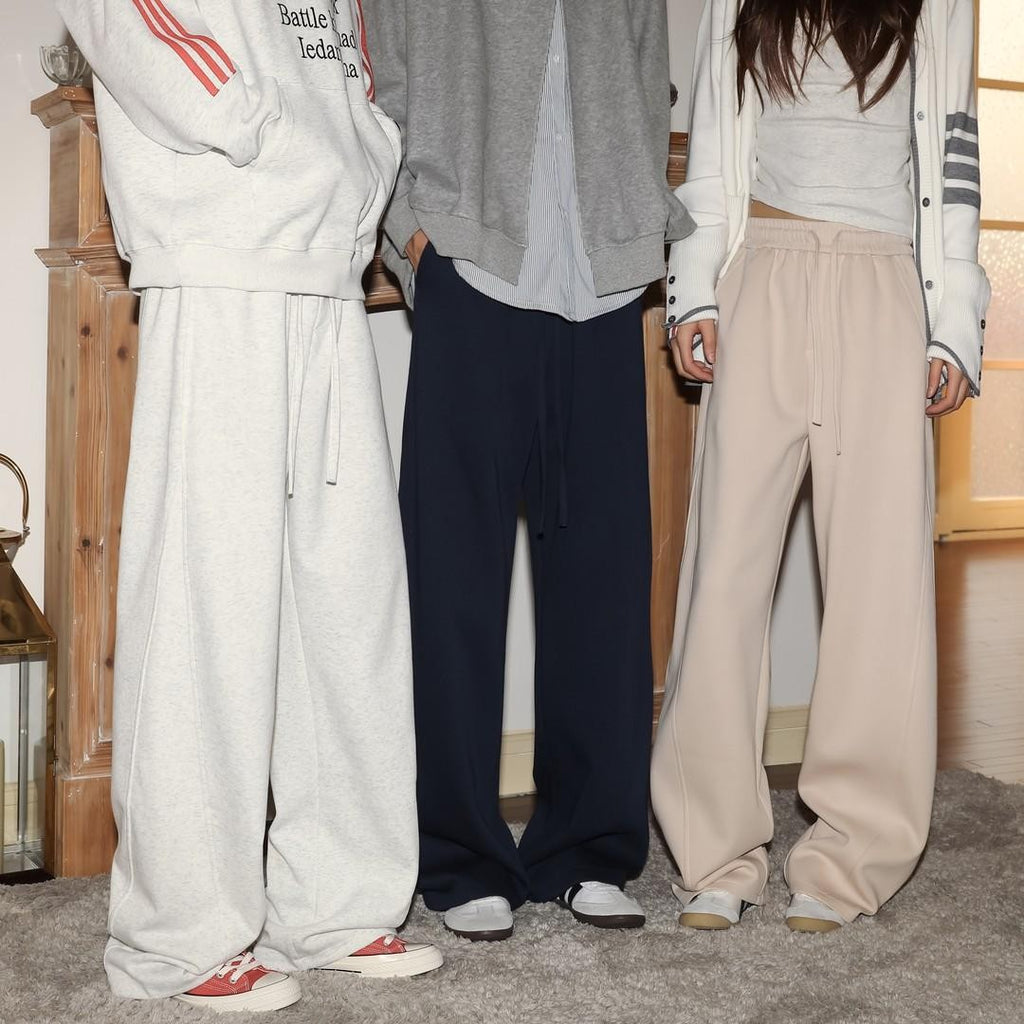 2026アメリカンカービー直筒ワイドストレッチパンツ 秋冬 メンズ