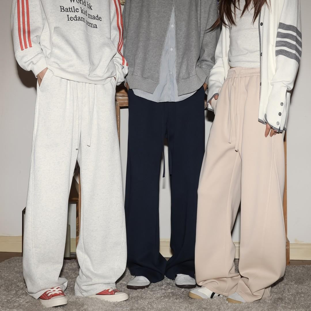 2026アメリカンカービー直筒ワイドストレッチパンツ 秋冬 メンズ