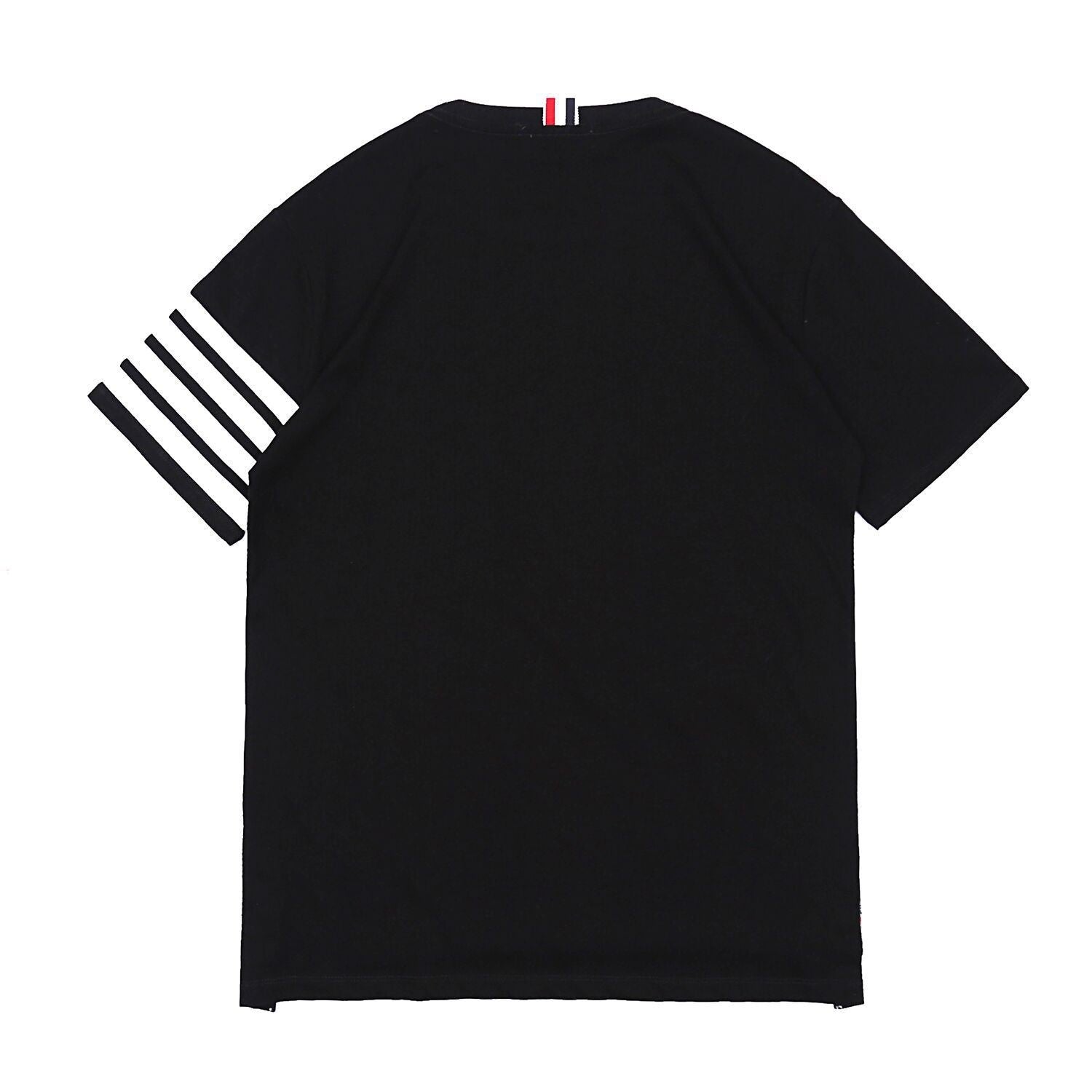 夏物 イギリス風 4本線 男女共通 ビジネスカジュアル Tシャツ 人気