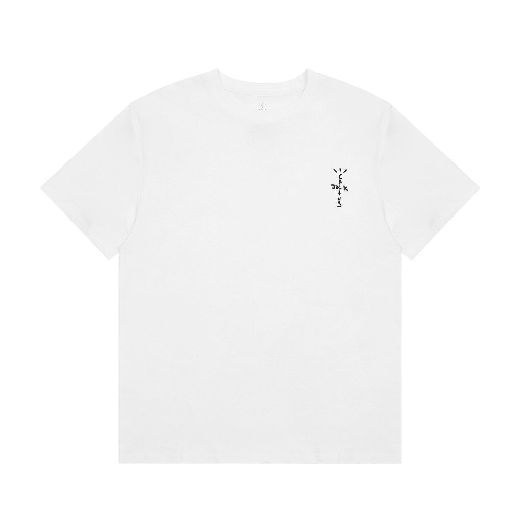 23SS夏アメリカンハイストリート小文字プリントTシャツ 男女兼用