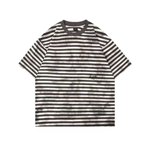 2025クロスボーダー海魂Tシャツ 男女夏アメリカン風 チェック柄