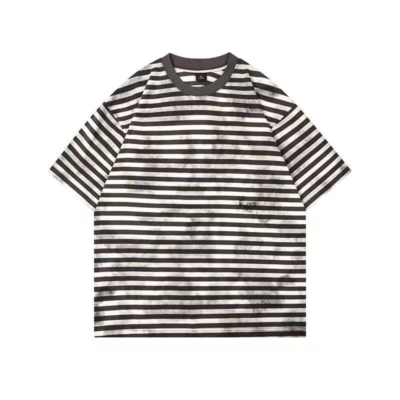 2025クロスボーダー海魂Tシャツ 男女夏アメリカン風 チェック柄
