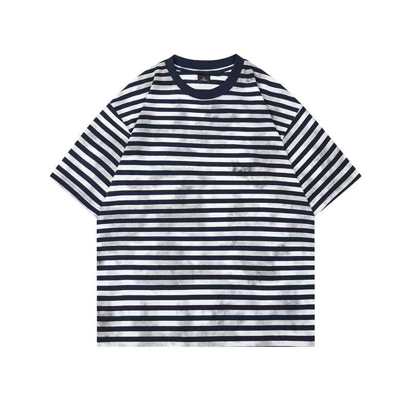 2025クロスボーダー海魂Tシャツ 男女夏アメリカン風 チェック柄
