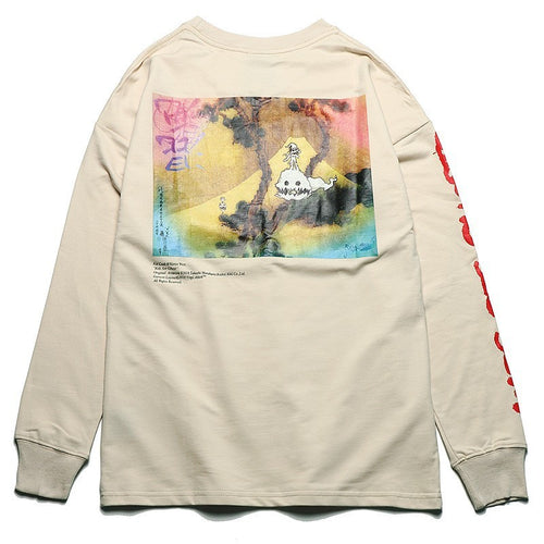 アメリカンKIDS SEE GHOSTS長袖Tシャツ カップル款